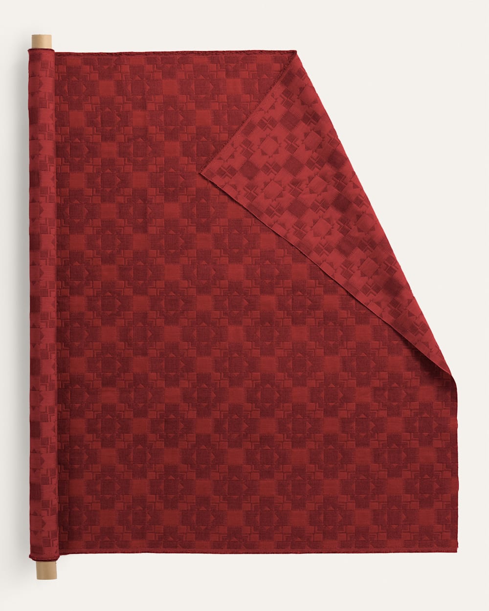 SUNBRELLA X PENDLETON SILVER LAKE FABRIC IN CRIMSON image number 1