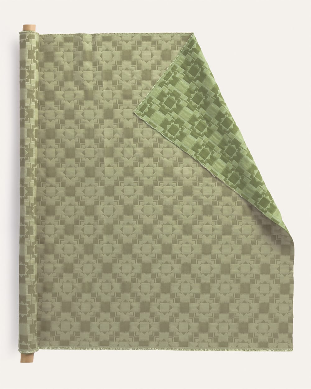 ALTERNATE VIEW OF SUNBRELLA X PENDLETON SILVER LAKE FABRIC IN PINE image number 2