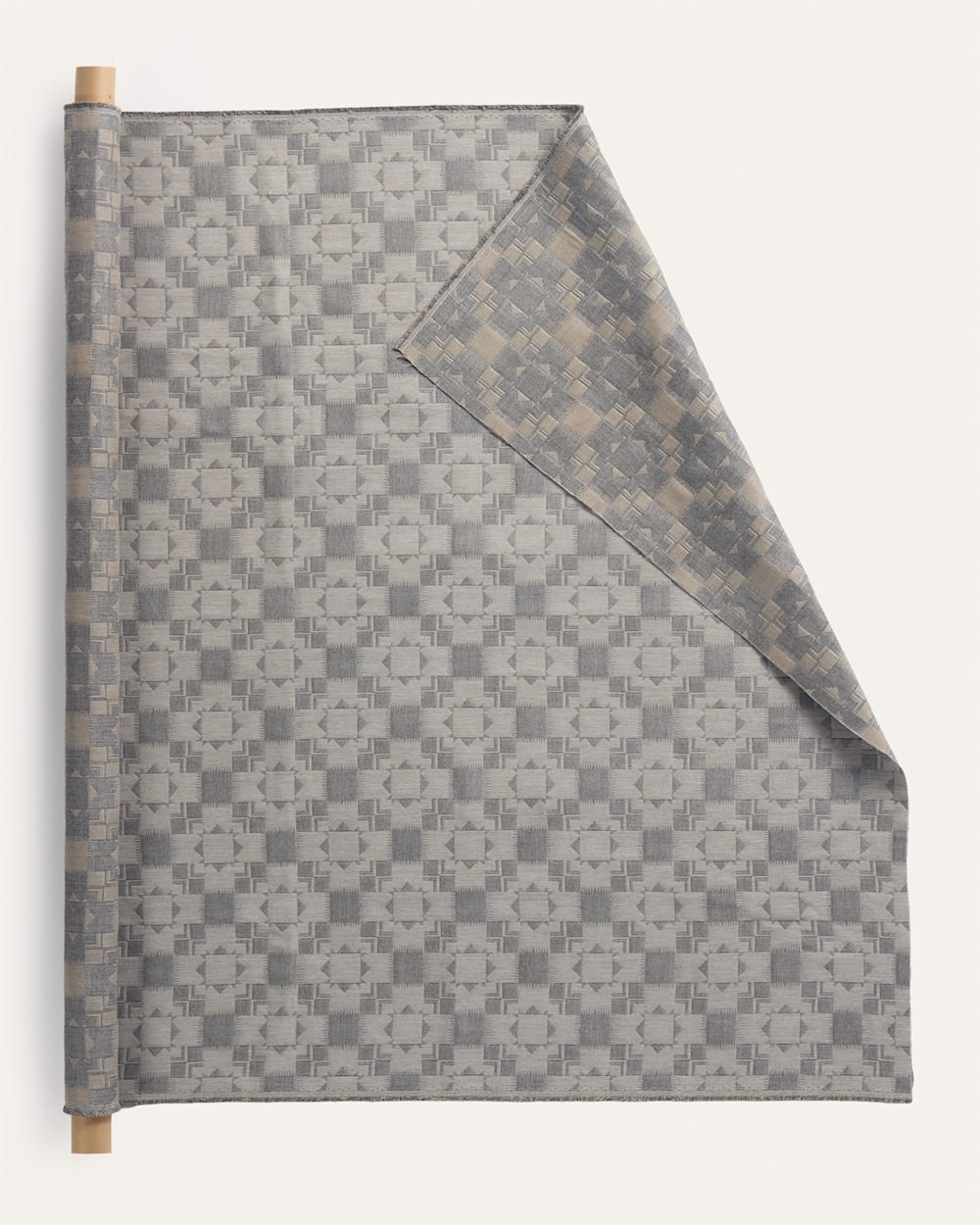 SUNBRELLA X PENDLETON SILVER LAKE FABRIC IN GRAVEL image number 1