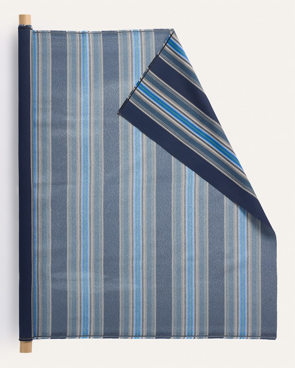 ALTERNATE VIEW OF SUNBRELLA X PENDLETON SERAPE STRIPE FABRIC IN INDIGO image number 2