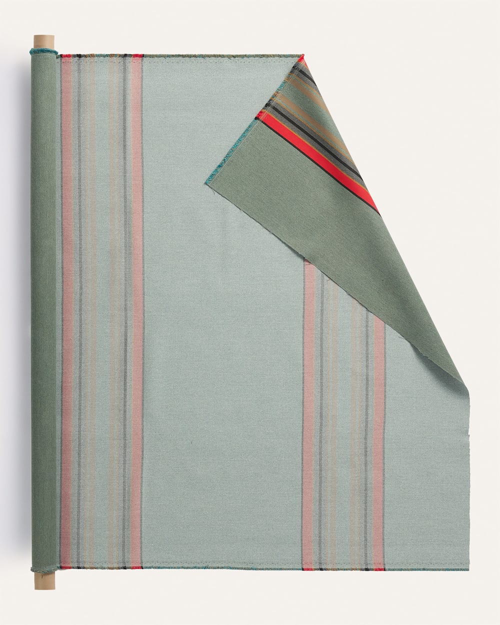 ALTERNATE VIEW OF SUNBRELLA X PENDLETON YAKIMA PARK FABRIC IN GREEN HEATHER image number 2