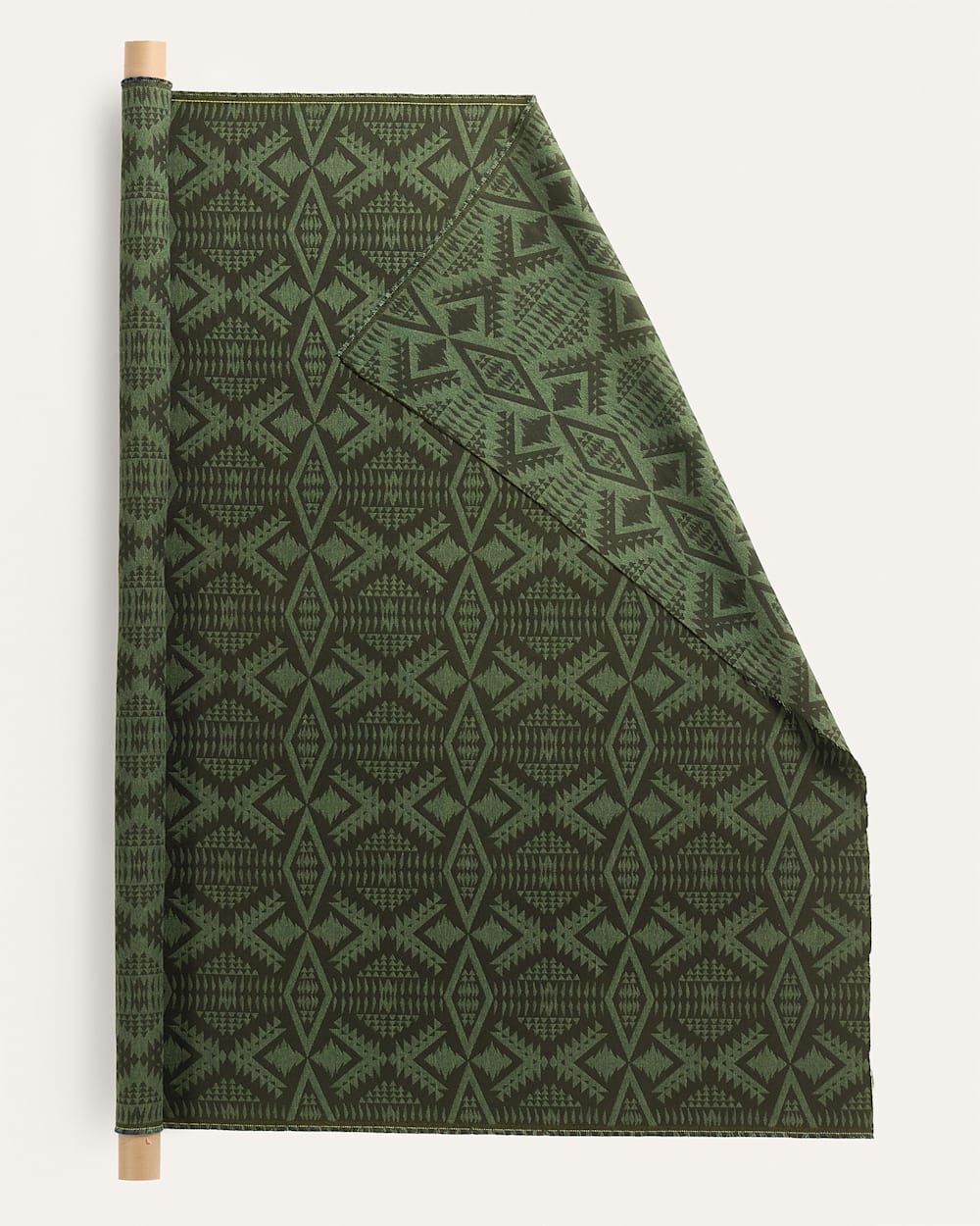 ALTERNATE VIEW OF SUNBRELLA X PENDLETON DIAMOND RIVER TONAL FABRIC IN MOSS image number 2