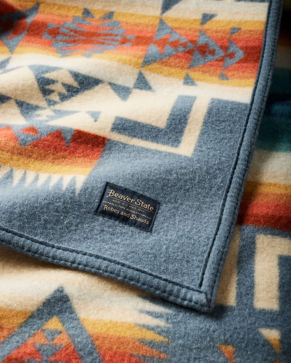 ALTERNATE VIEW OF CHIEF JOSEPH BLANKET IN SLATE image number 4