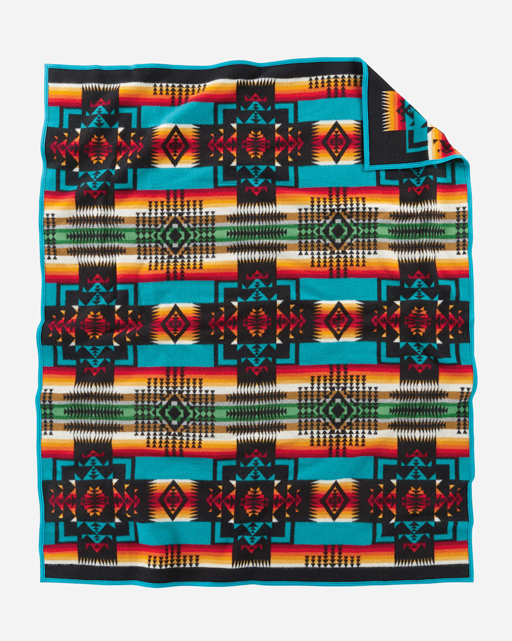 ALTERNATE VIEW OF CHIEF JOSEPH BLANKET IN BLACK image number 2