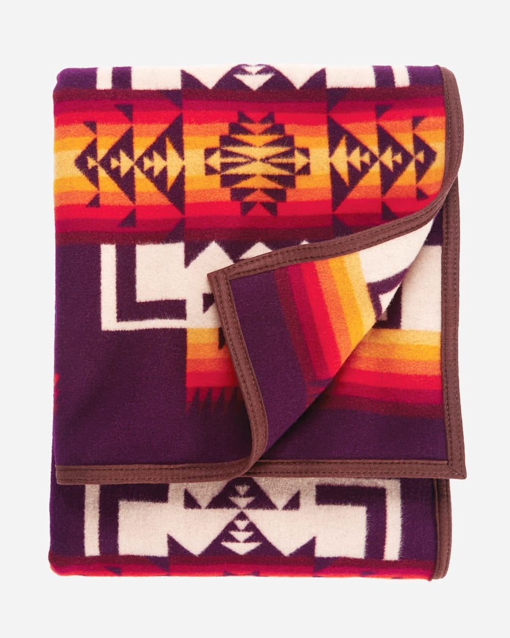 ADDITIONAL VIEW OF CHIEF JOSEPH BLANKET IN MAROON image number 3