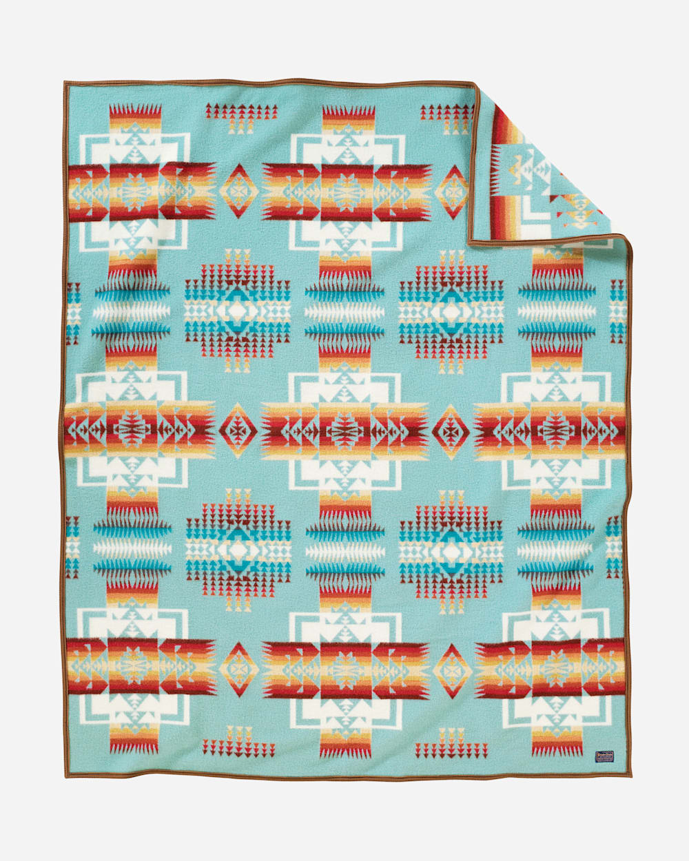 CHIEF JOSEPH BLANKET IN AQUA image number 1