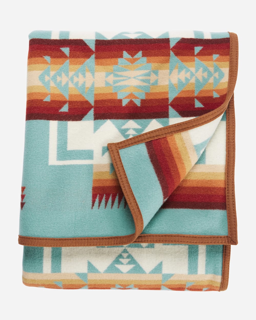 ADDITIONAL VIEW OF CHIEF JOSEPH BLANKET IN AQUA image number 3