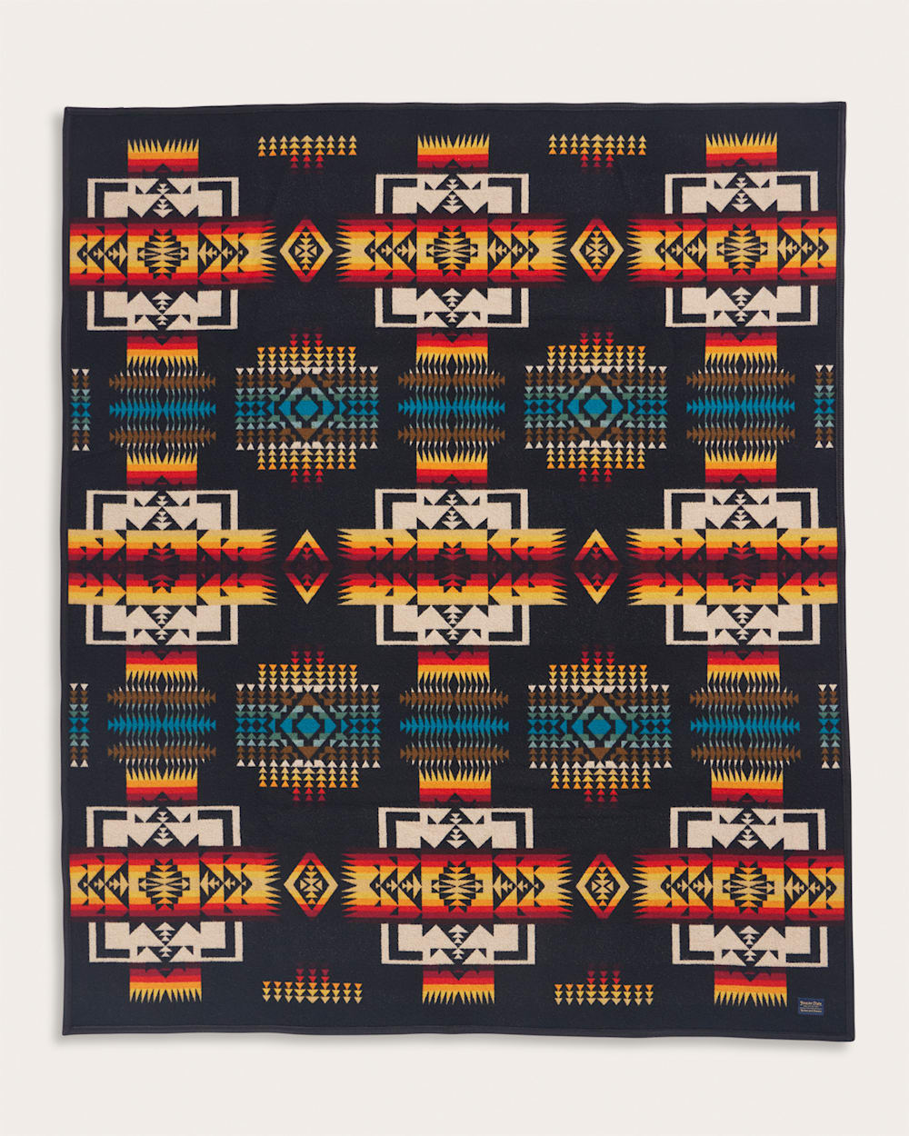 ALTERNATE VIEW OF CHIEF JOSEPH BLANKET IN BLACK image number 1