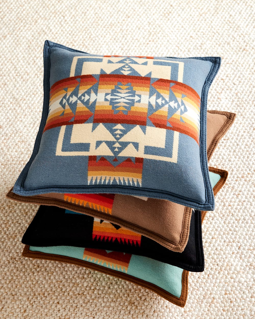 ALTERNATE VIEW OF CHIEF JOSEPH PILLOW IN SLATE image number 2
