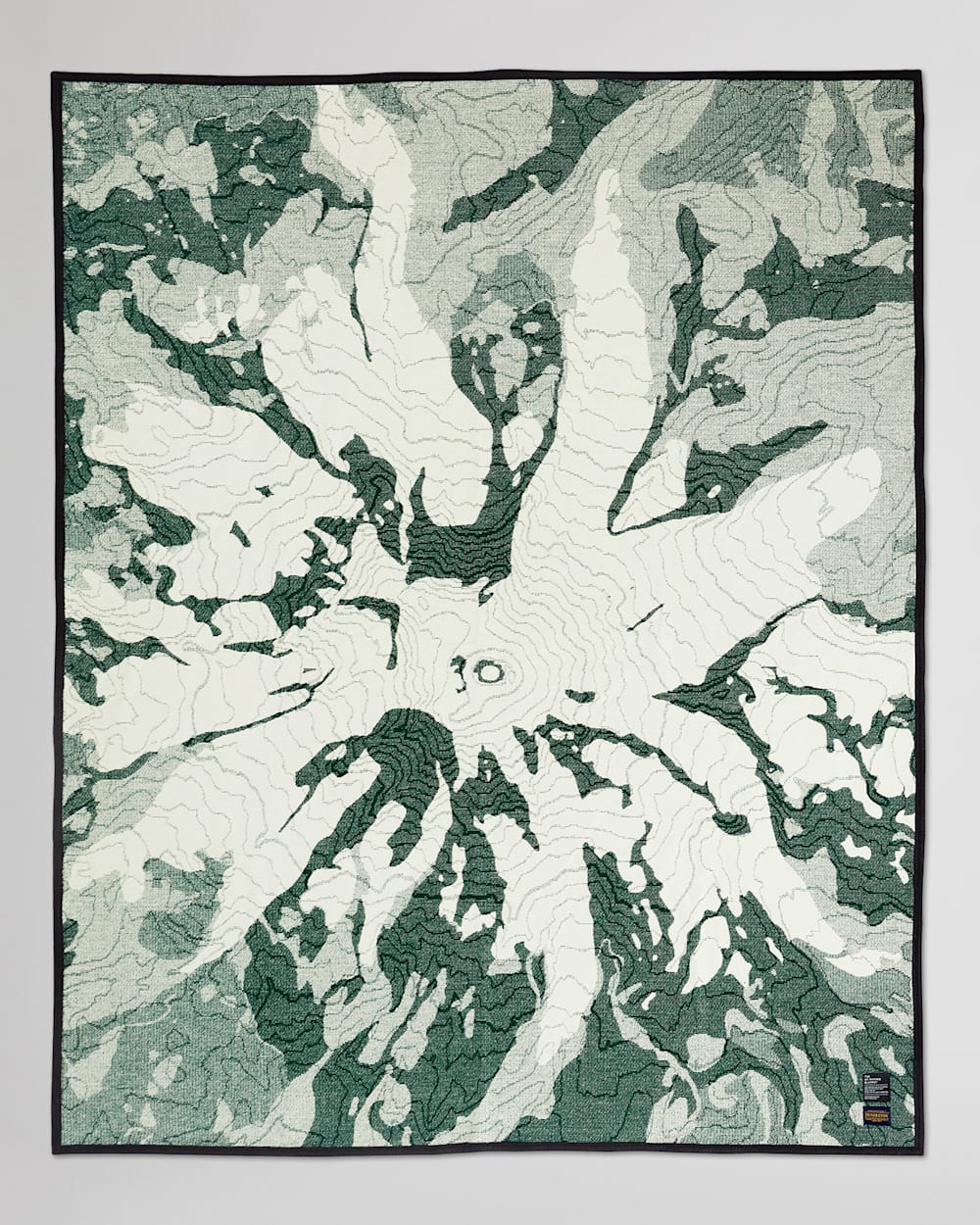 MT. RAINIER GEOLOGICAL BLANKET IN GREEN image number 1