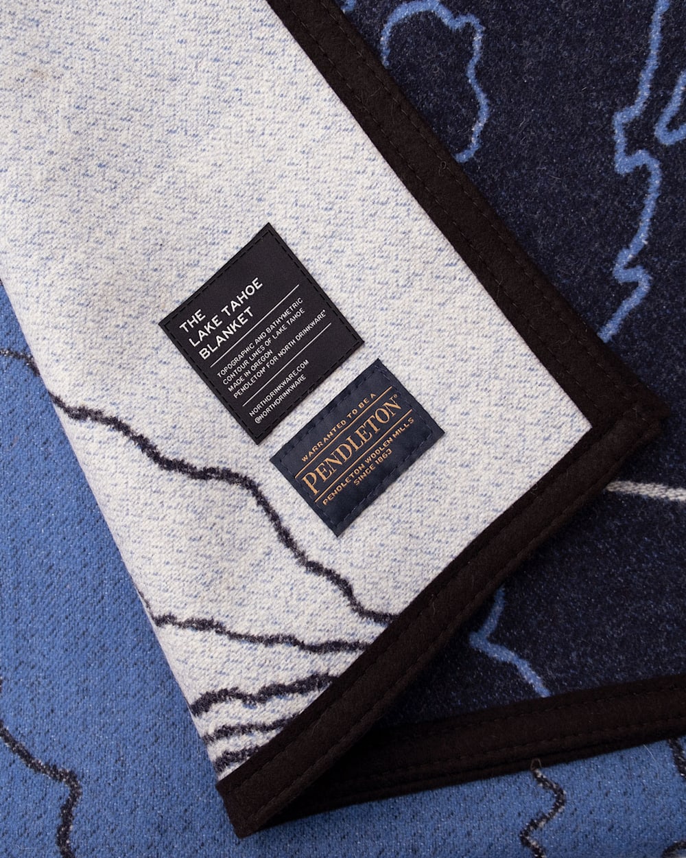 Lake Tahoe Topographical Blanket Pendleton
