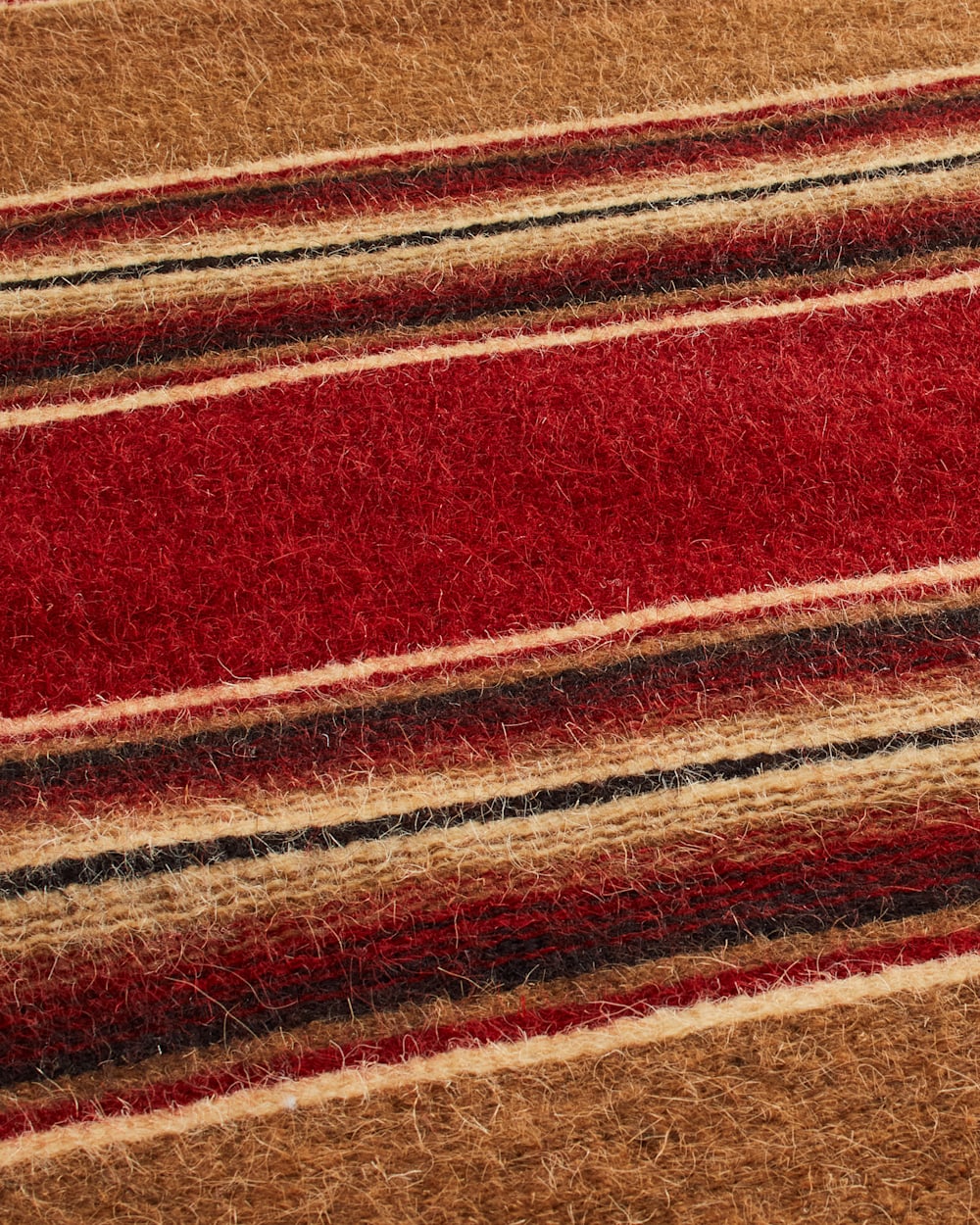 ALTERNATE VIEW OF ESPANOLA DAZZLER STRIPE RUG IN RED/BLACK image number 3