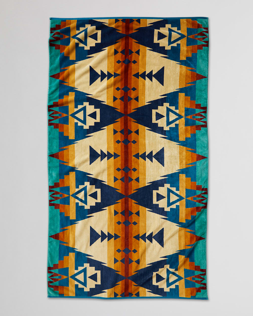 SISKIYOU SPA TOWEL IN TAN/BLUE MULTI image number 1