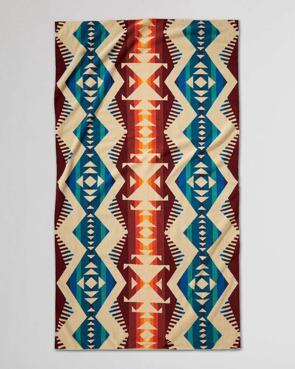 ALTERNATE VIEW OF LOS LUNAS TOWEL IN TAN MULTI image number 2