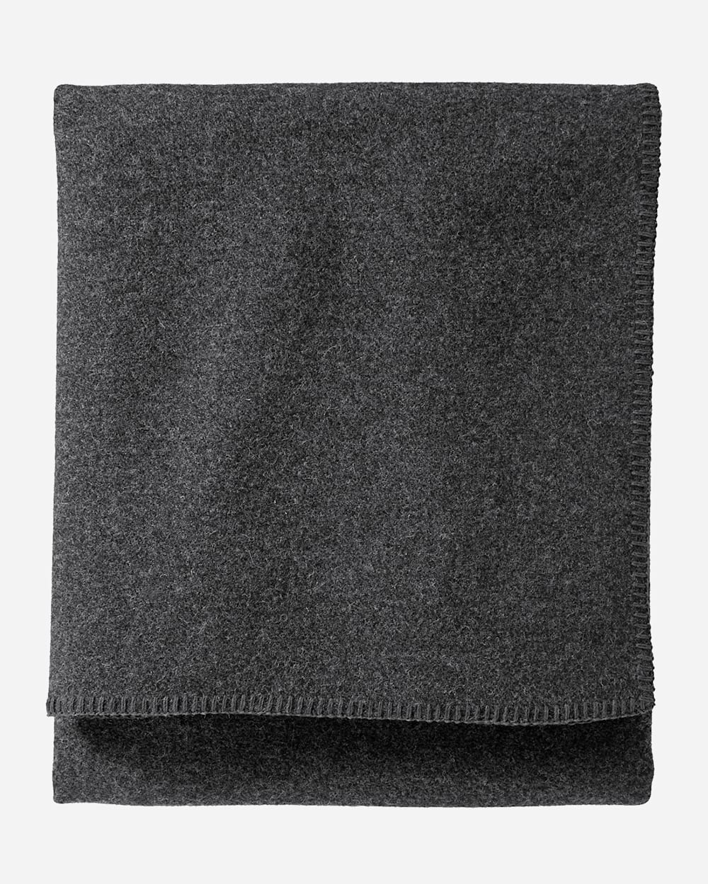 ECO-WISE WOOL SOLID BLANKET IN CHARCOAL MIX image number 1