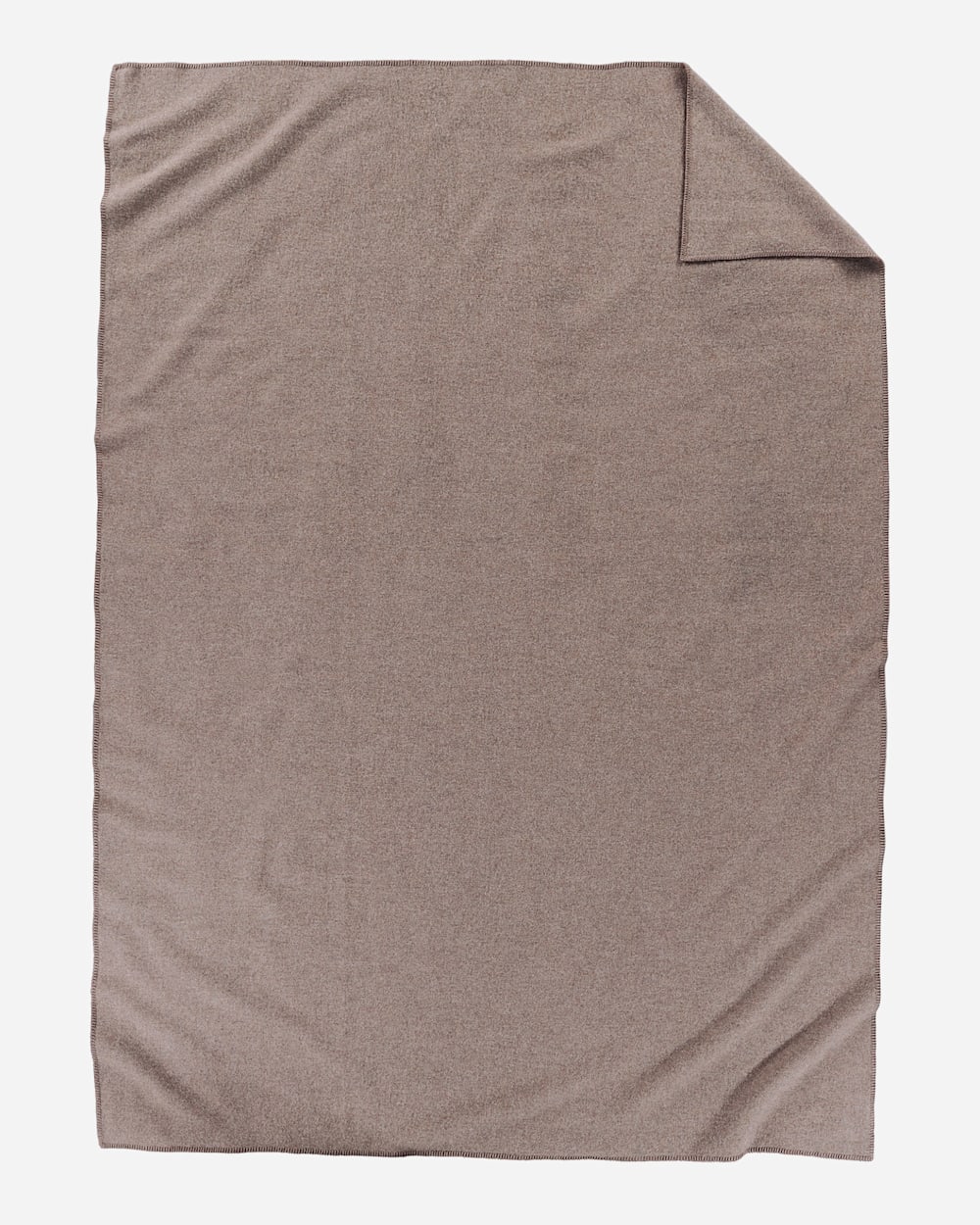 ADDITIONAL VIEW OF ECO-WISE WOOL SOLID BLANKET IN FAWN HEATHER image number 2