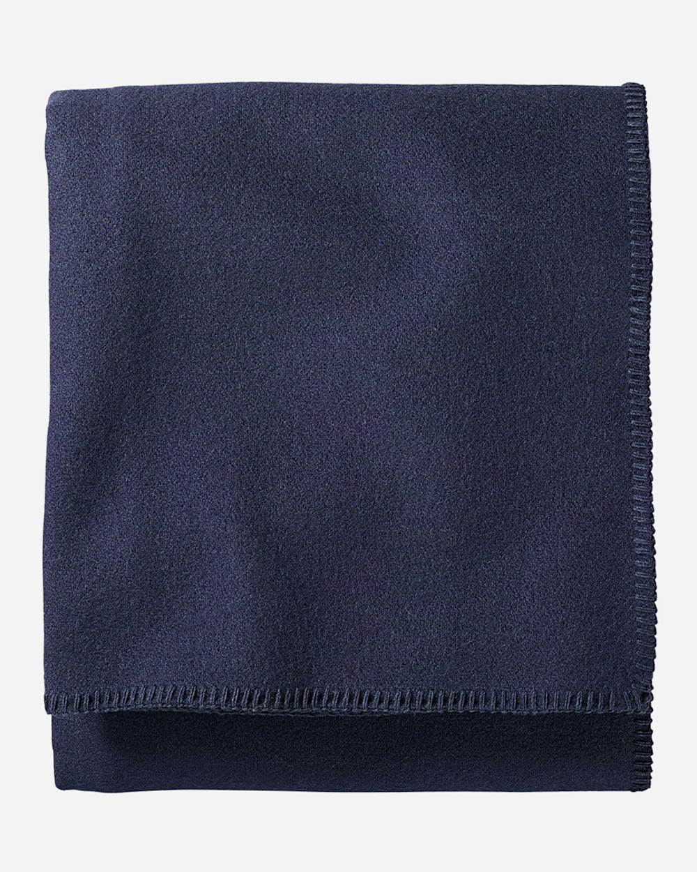 ECO-WISE WOOL SOLID BLANKET IN MIDNIGHT NAVY image number 1