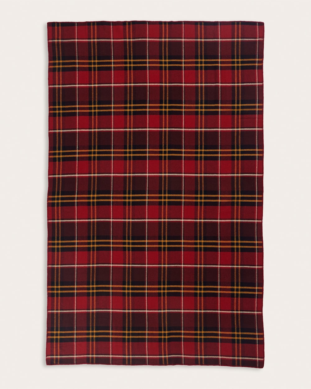 ALTERNATE VIEW OF ECO-WISE WOOL PLAID/STRIPE BLANKET IN LODGE PLAID image number 2