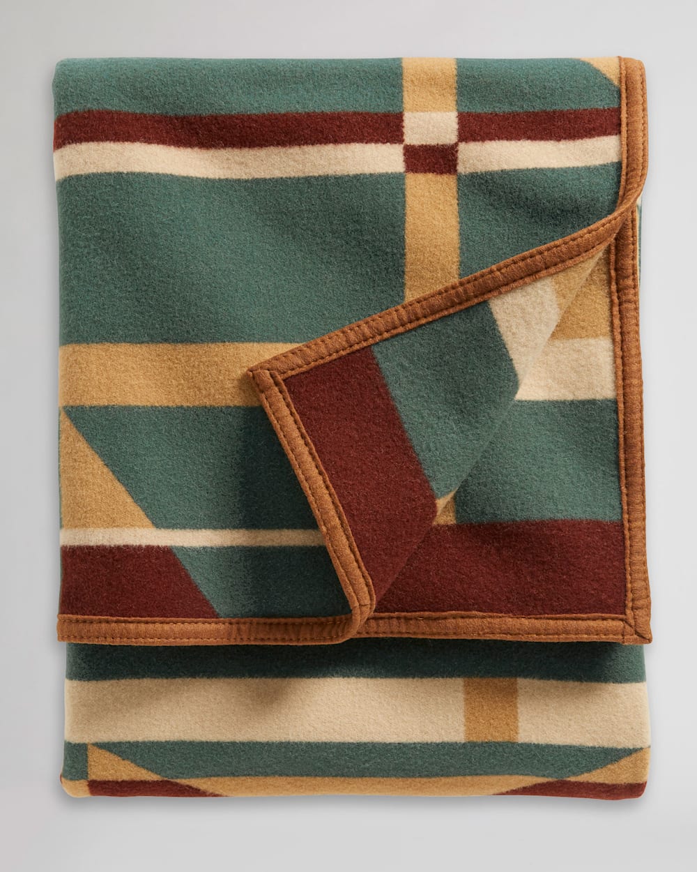 CEDAR CANYON BLANKET IN GREEN/TAN image number 3