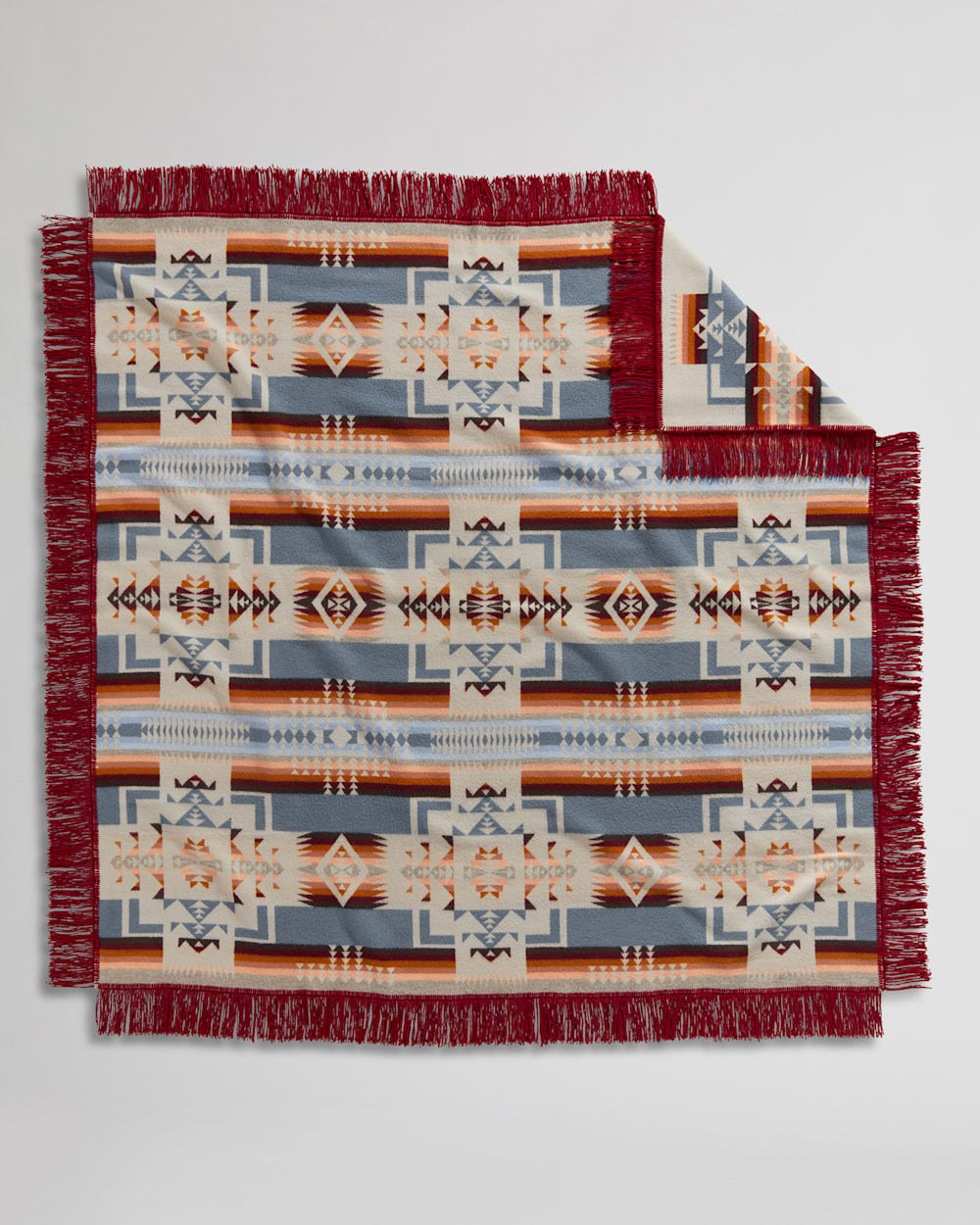 BACK VIEW OF CHIEF JOSEPH SHAWL IN ROSEWOO image number 2