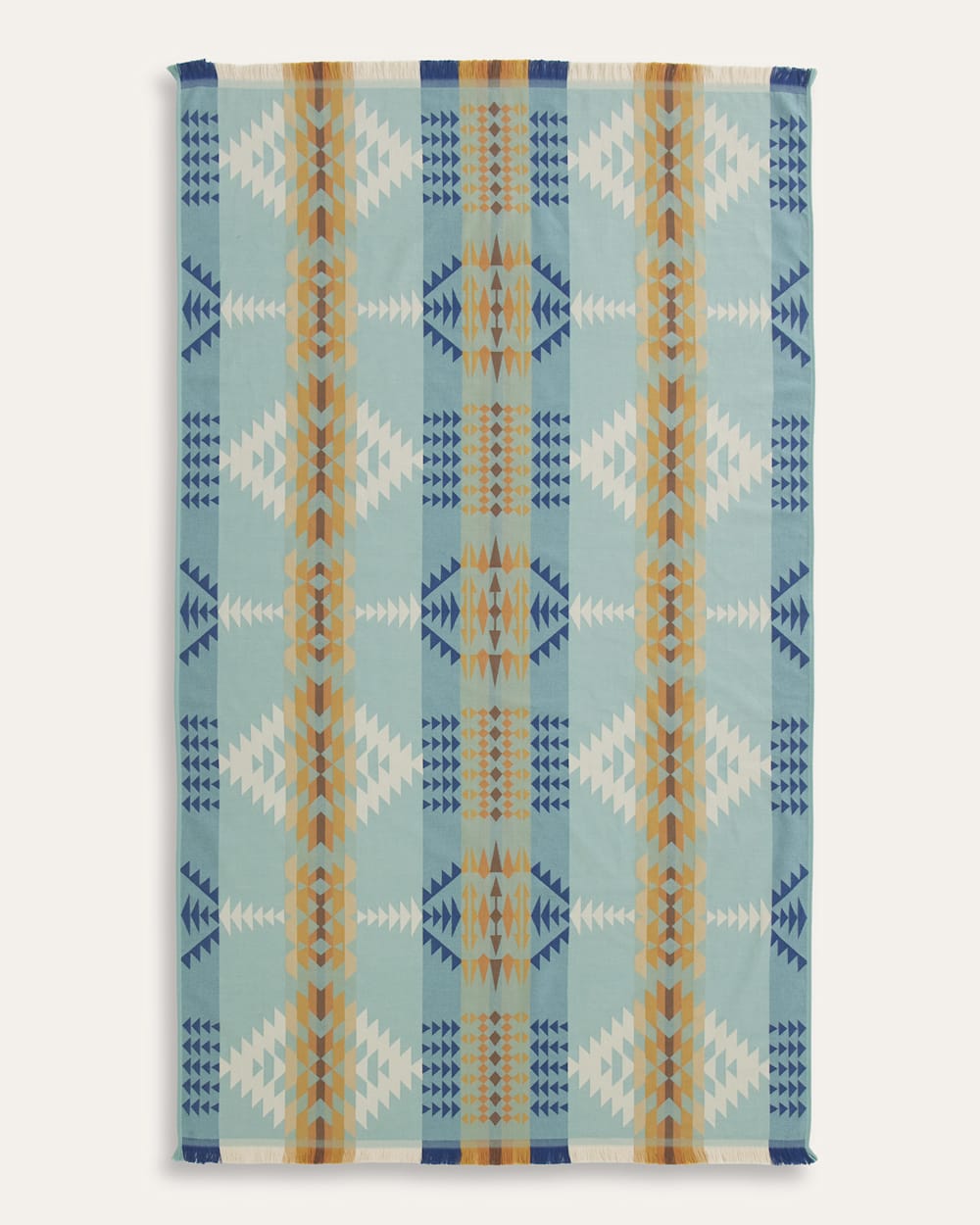 LIGHTWEIGHT SUNSEEKER TOWEL IN AQUA RANCHO ARROYO image number 1