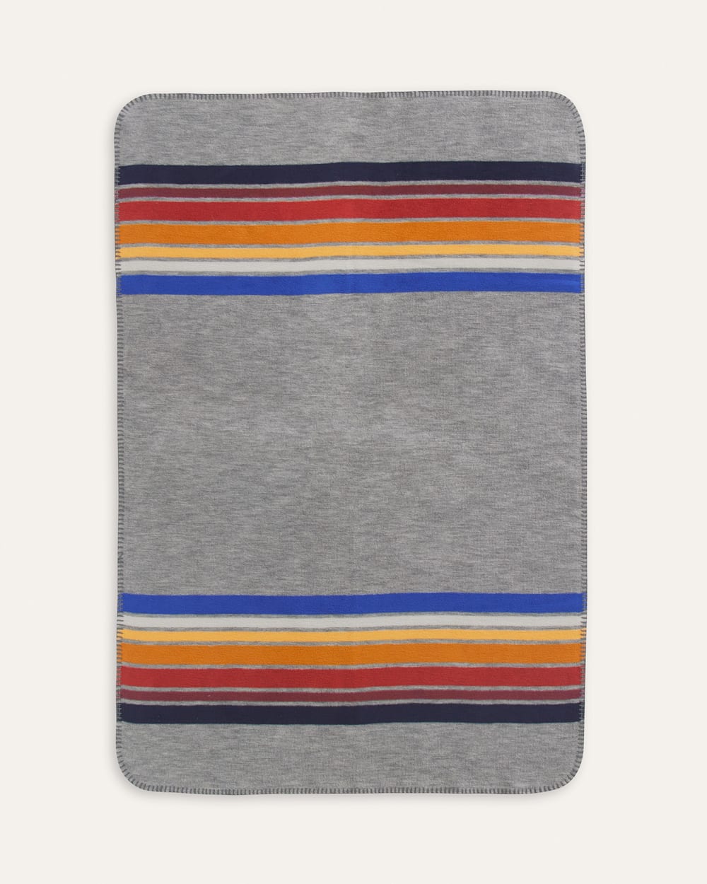 ALTERNATE VIEW OF YOSEMITE ORGANIC COTTON BABY BLANKET IN GREY image number 3