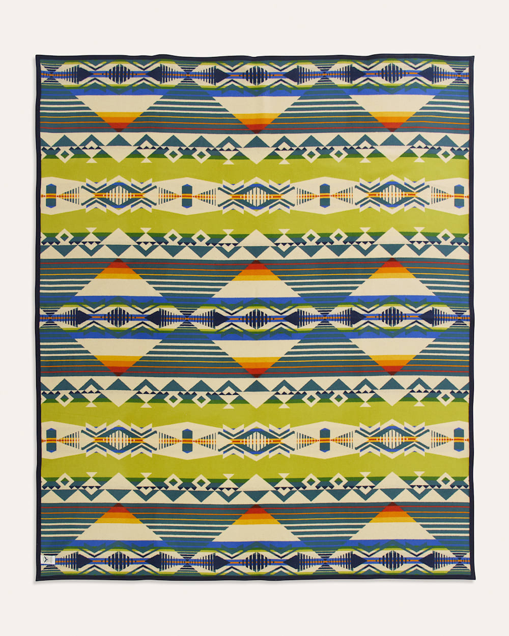 ALTERNATE VIEW OF CREEKSIDE BLANKET IN BLUE MULTI image number 4