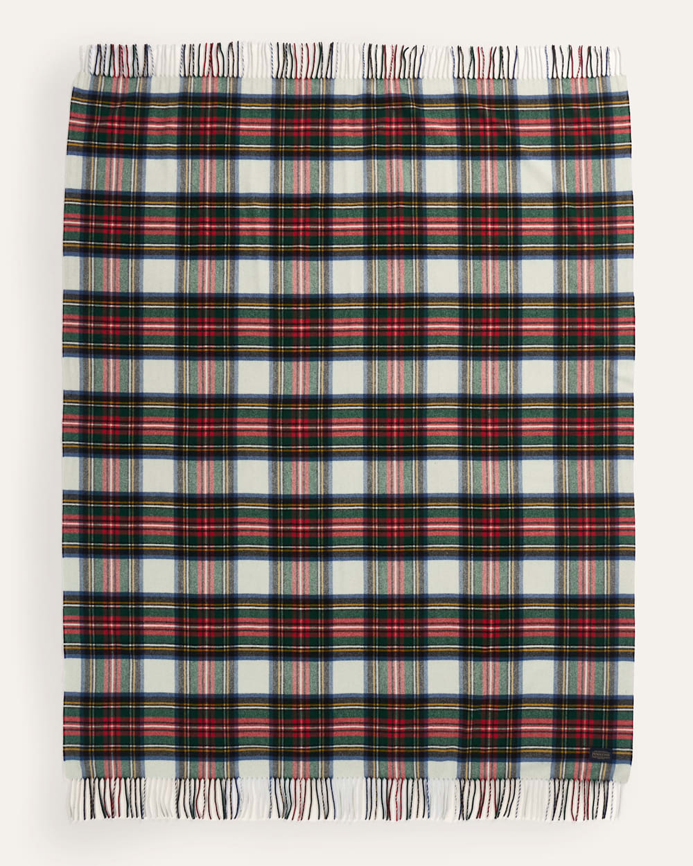 PLAID 5TH AVENUE MERINO THROW image number 2