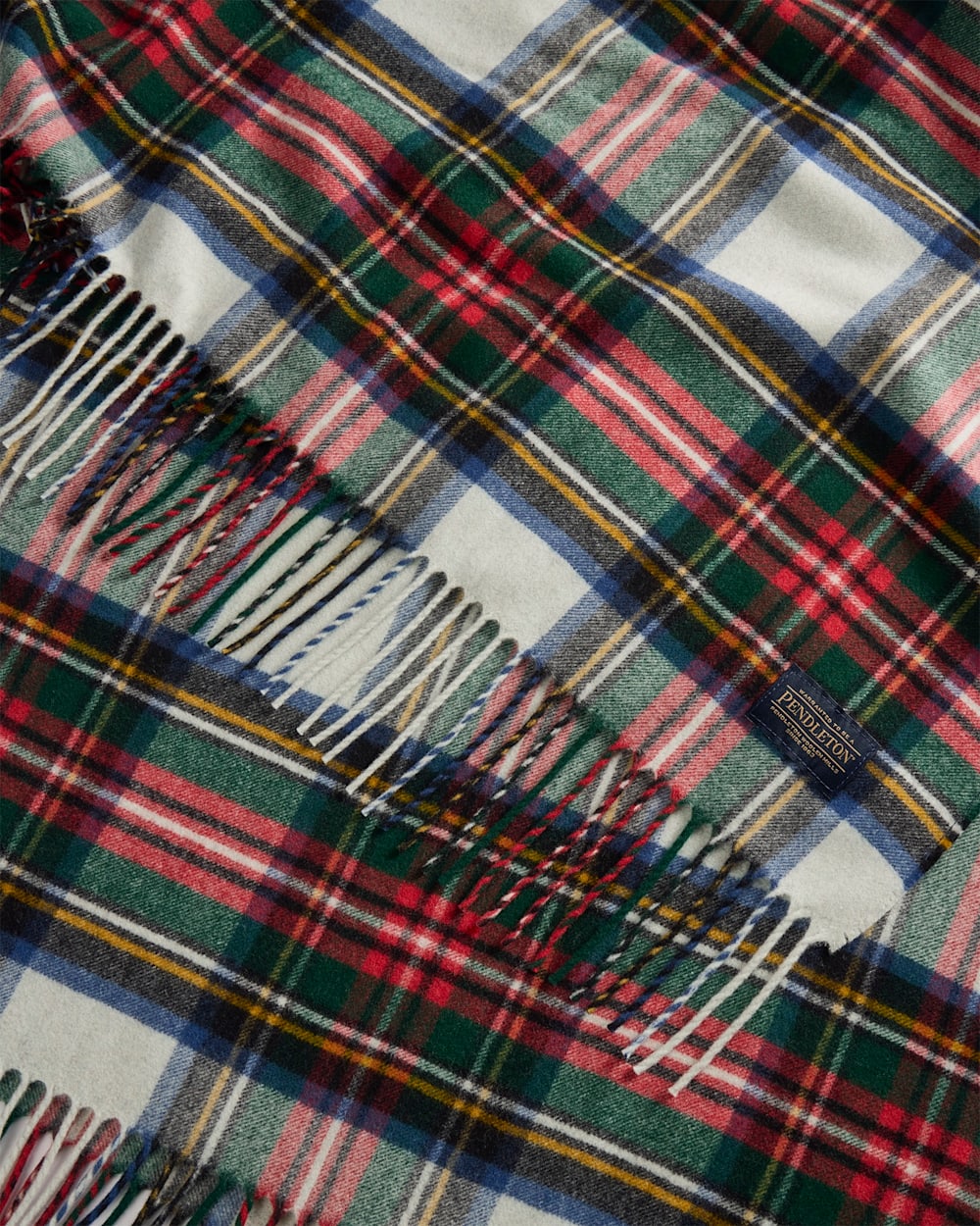 PLAID 5TH AVENUE MERINO THROW image number 3