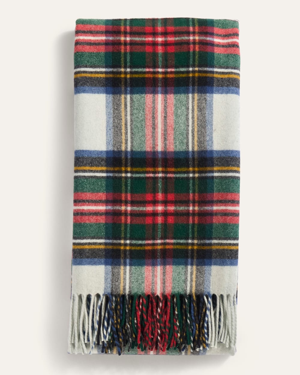 PLAID 5TH AVENUE MERINO THROW image number 4