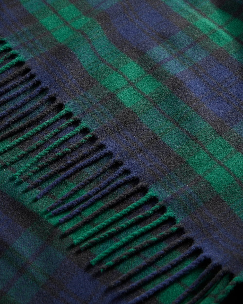 PLAID 5TH AVENUE MERINO THROW image number 3