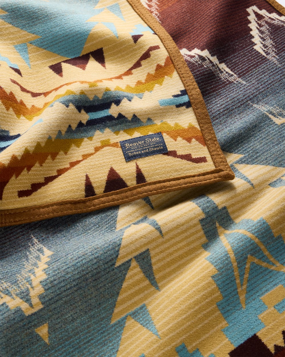 ALTERNATE VIEW OF HELENA RIDGE BLANKET IN SAND MULTI image number 2