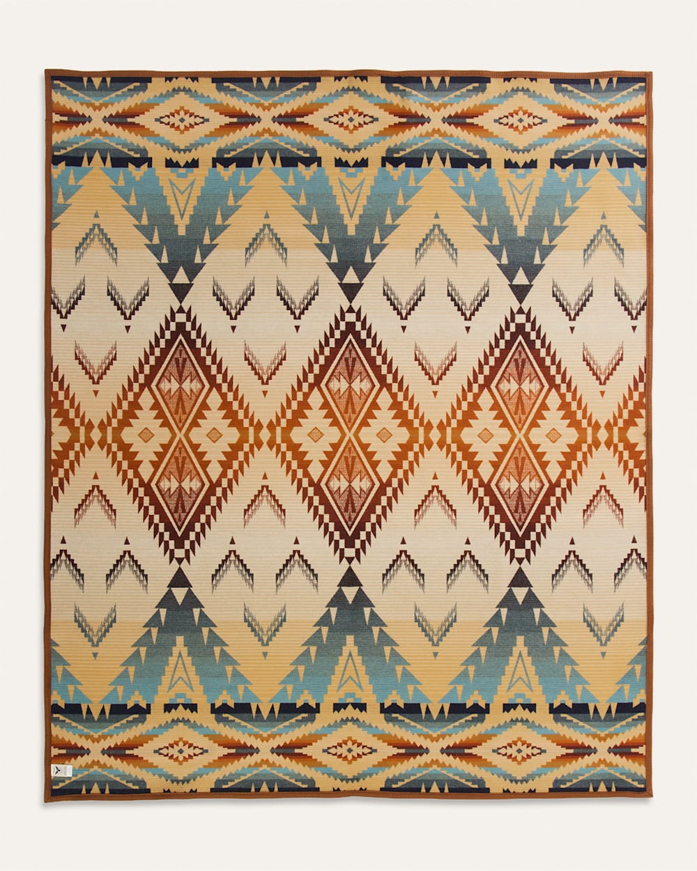 ALTERNATE VIEW OF HELENA RIDGE BLANKET IN SAND MULTI image number 4