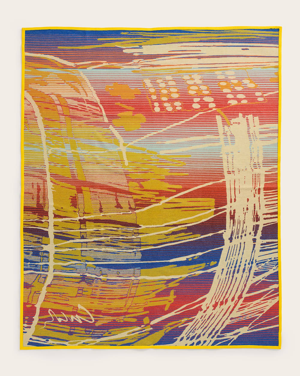 ALTERNATE VIEW OF CHIHULY BLANKET #28 IN BRIGHT MULTI image number 3