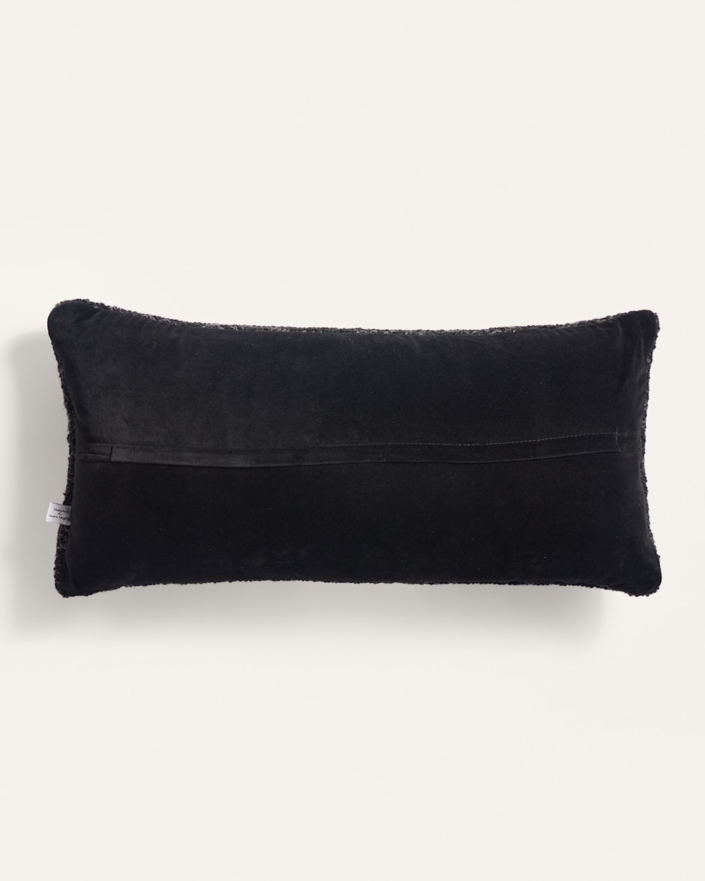 ALTERNATE VIEW OF RIVER FISH HOOKED LUMBAR PILLOW IN CHARCOAL MULTI image number 2