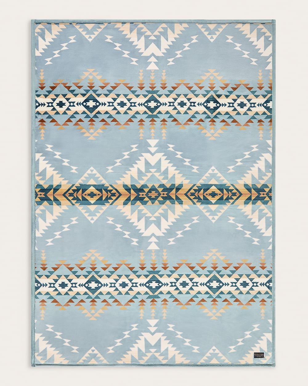 ALTERNATE VIEW OF PLUSH REVERSIBLE THROW IN BRIDGE CREEK image number 2