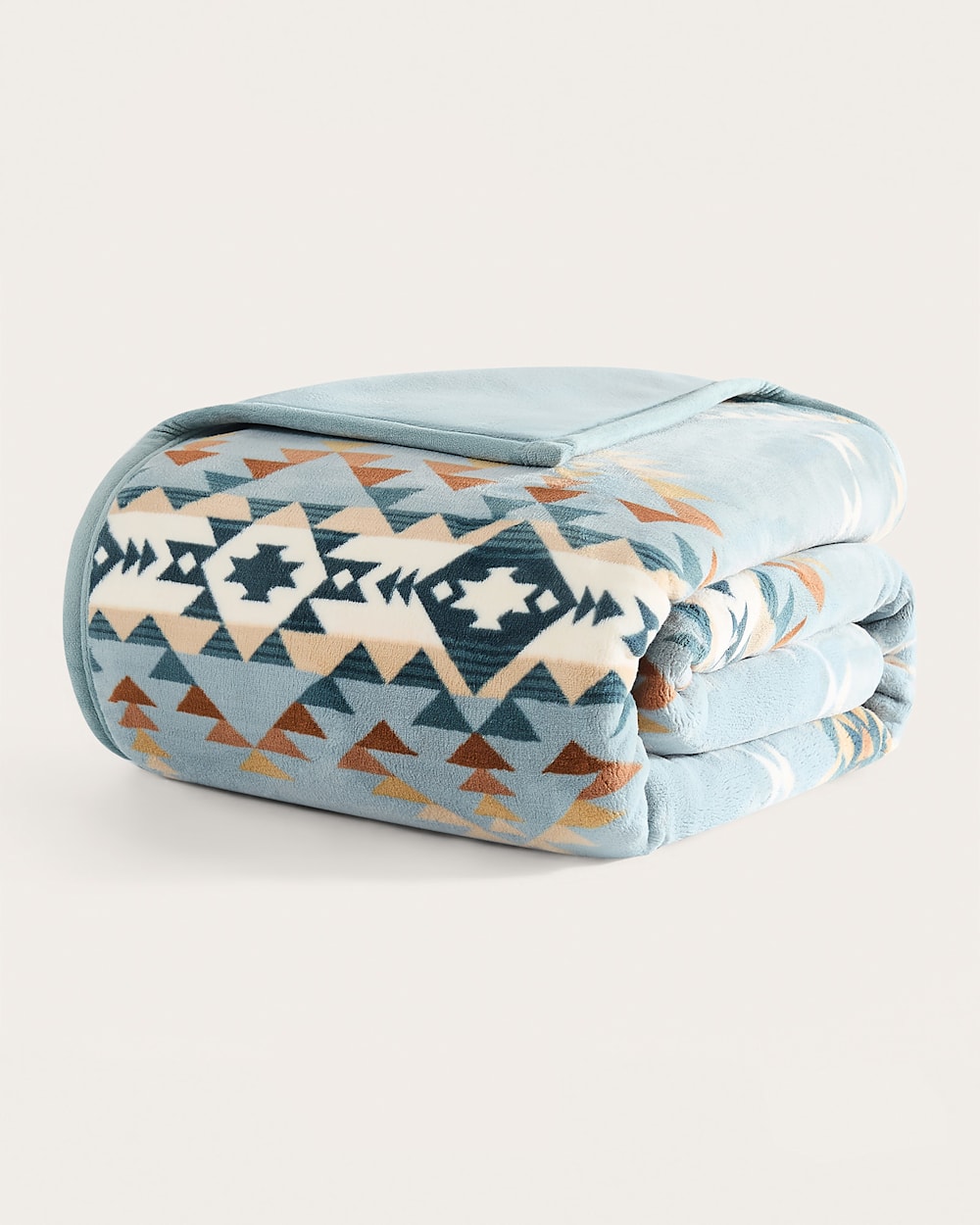 ALTERNATE VIEW OF PLUSH REVERSIBLE THROW IN BRIDGE CREEK image number 5