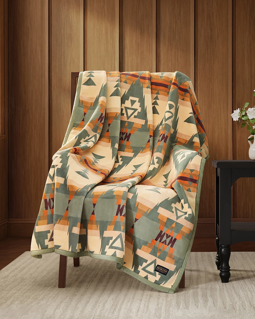 PLUSH REVERSIBLE THROW IN SISKIYOU image number 1