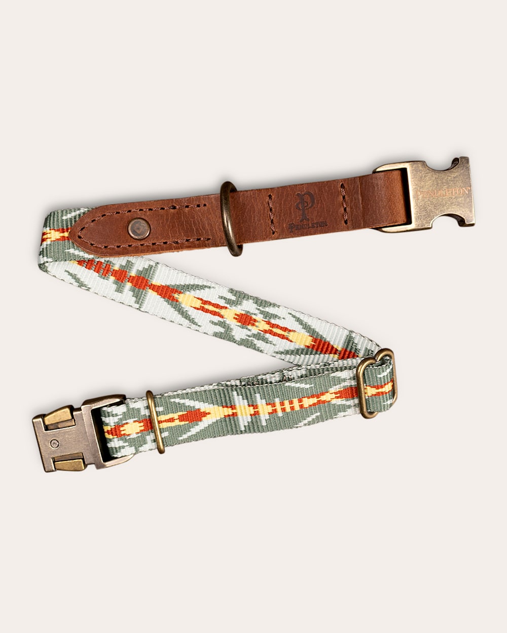 ALTERNATE VIEW OF BRIDGE CREEK JACQUARD HERITAGE COLLAR IN BRIDGE CREEK image number 4