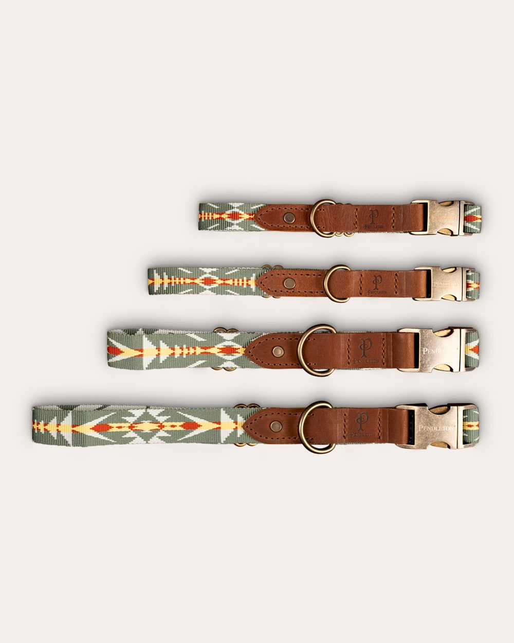 ALTERNATE VIEW OF BRIDGE CREEK JACQUARD HERITAGE COLLAR IN BRIDGE CREEK image number 5