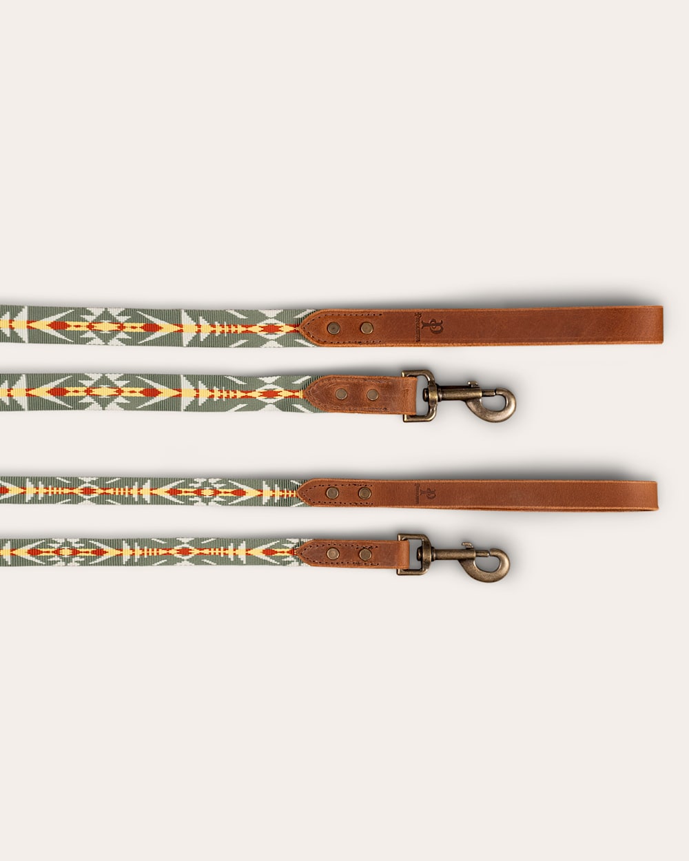 ALTERNATE VIEW OF BRIDGE CREEK JACQUARD HERITAGE LEASH IN BRIDGE CREEK image number 4