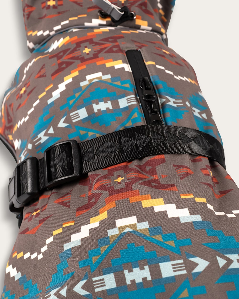 ALTERNATE VIEW OF CARICO LAKE PET ADVENTURE RAIN COAT IN CARICO LAKE image number 4