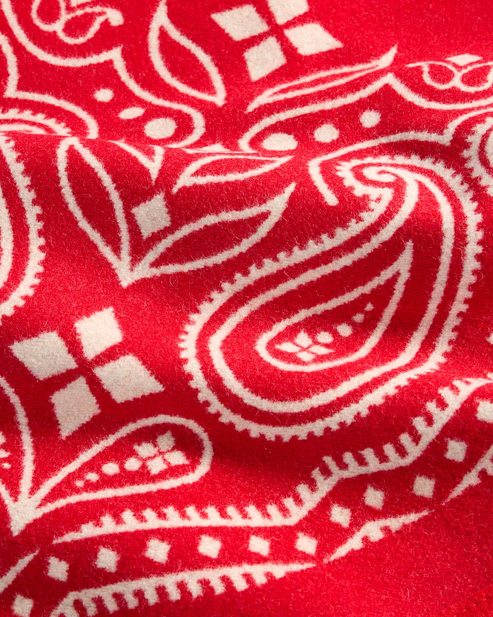 ALTERNATE VIEW OF RODEO SPIRIT BLANKET IN RED image number 4