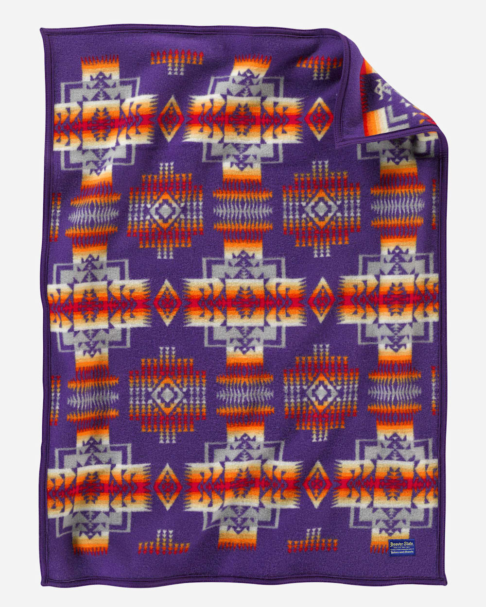 CHIEF JOSEPH CRIB BLANKET IN PURPLE image number 1