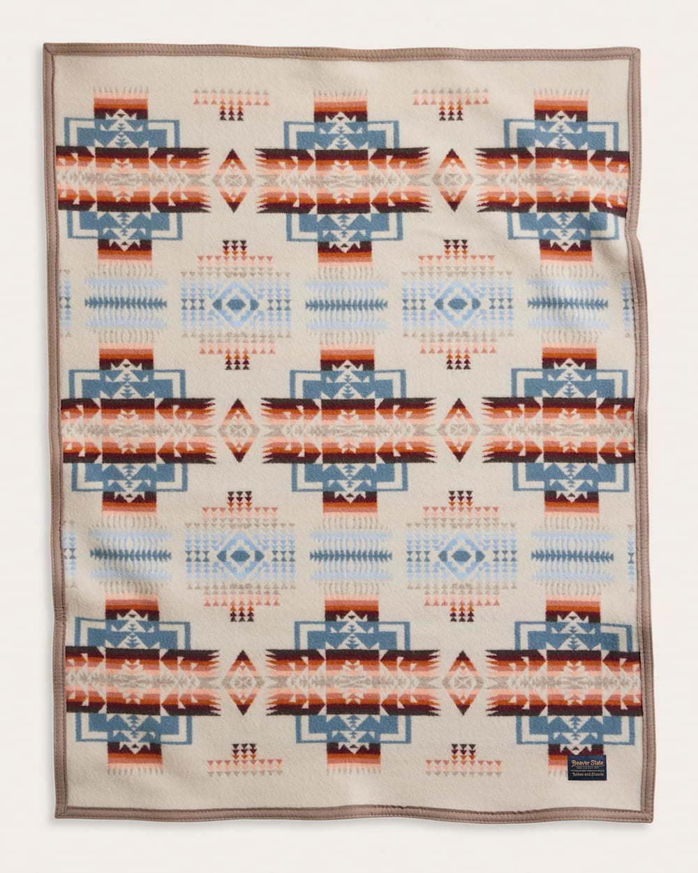 ALTERNATE VIEW OF CHIEF JOSEPH CRIB BLANKET IN ROSEWOOD image number 2