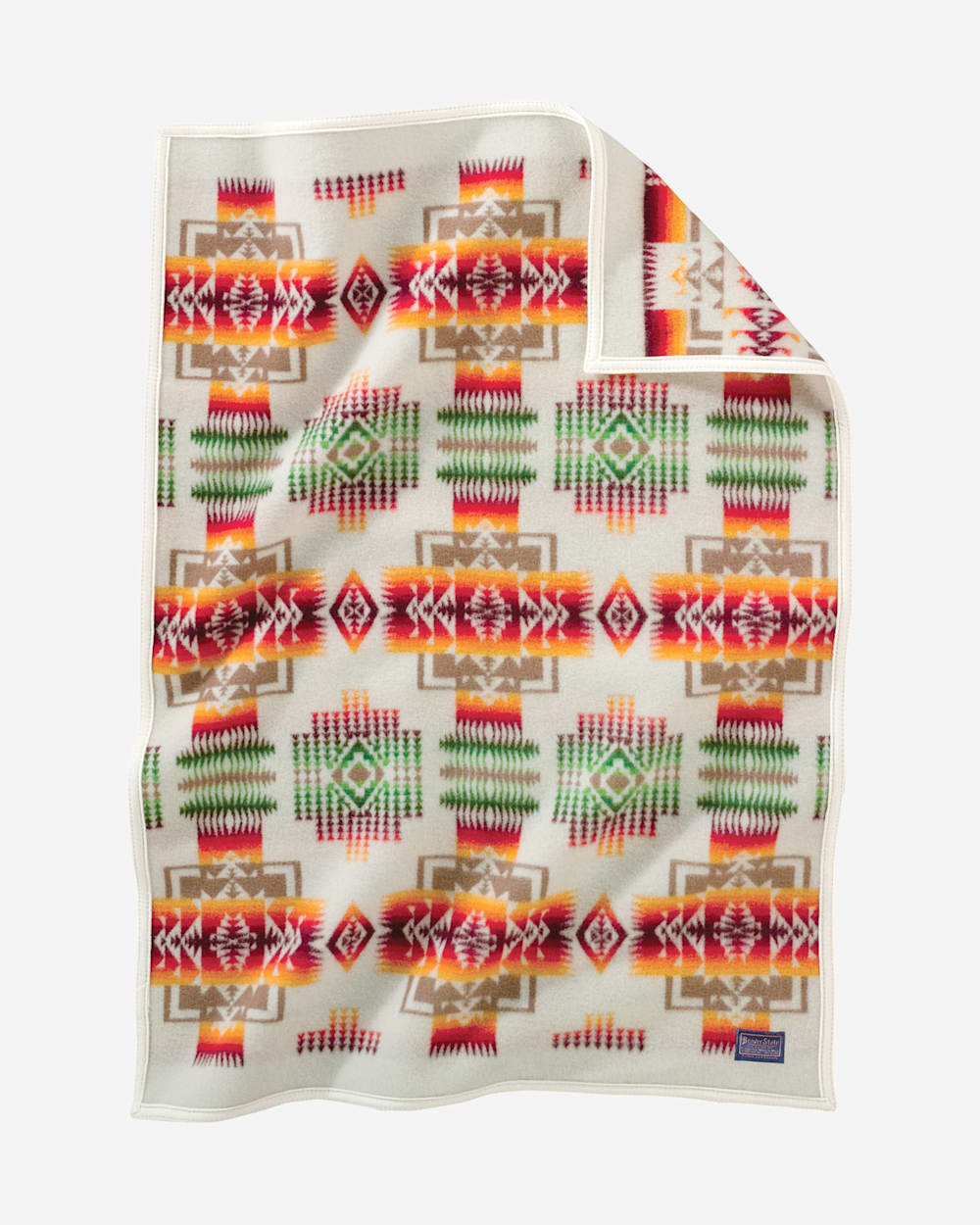 CHIEF JOSEPH CRIB BLANKET IN WHITE image number 1