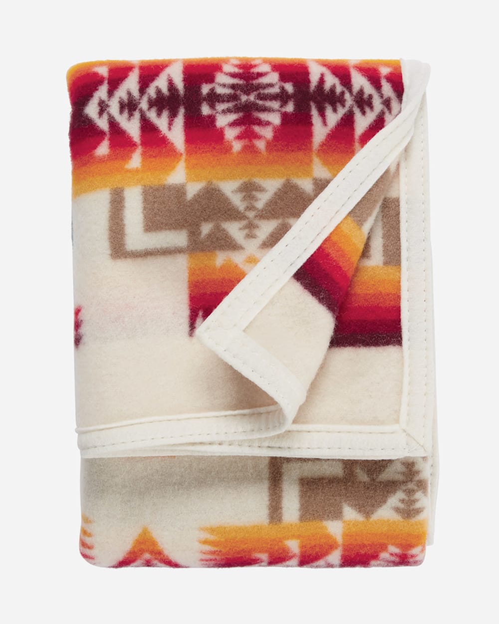 ADDITIONAL VIEW OF CHIEF JOSEPH CRIB BLANKET IN WHITE image number 3