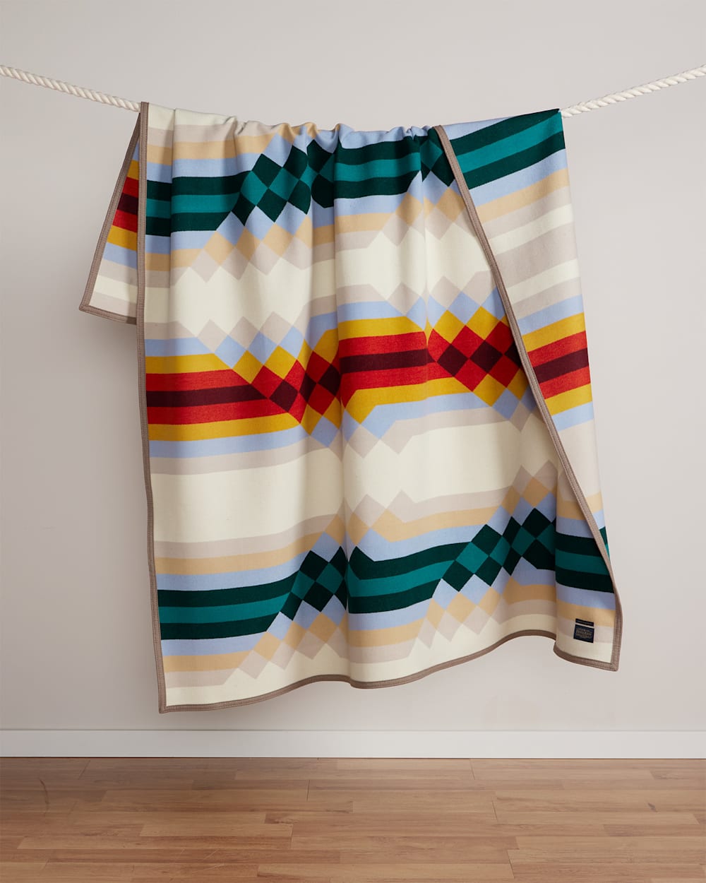 ADDIE ROANHORSE X PENDLETON MIDDLE WATERS BLANKET IN MULTI image number 1