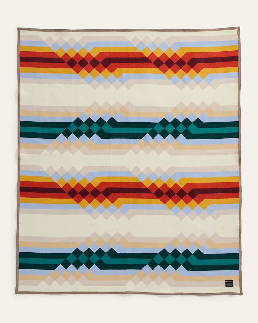 ALTERNATE VIEW OF ADDIE ROANHORSE X PENDLETON MIDDLE WATERS BLANKET IN MULTI image number 3