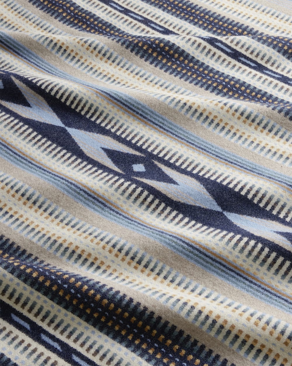 ALTERNATE VIEW OF RIO BRAVO THROW IN BLUE STRIPE image number 2